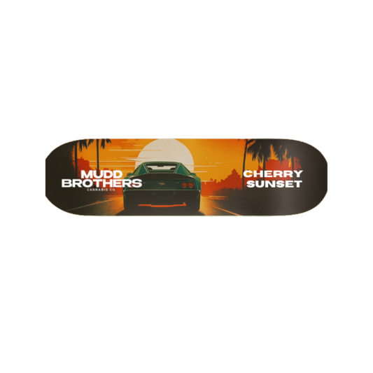 "CHERRY SUNSET" Muddy Skateboard